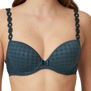Marie Jo Avero Heart Shaped Underwire Bra in Empire Green